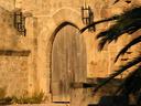 Castle door.